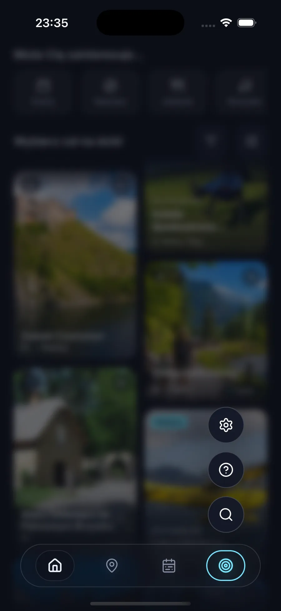 Ekran kategorii Jedzenie w aplikacji Tatra.app